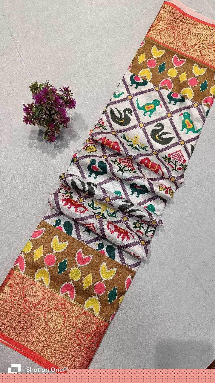 YNF PATOLA SILK RRI LATEST SAREES WHOLESALE IKAT SOFT SIILK PATOLA SAREES MANUFACTURER